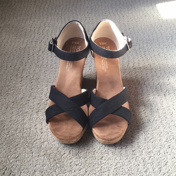 Toms Shoes - Toms Sienna wedge sandals